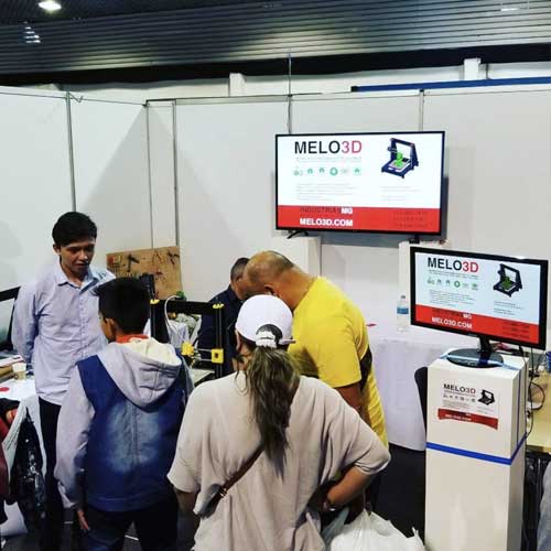 2017 Trade Show Bogota – Introducing Melo3D Premium 3D Printer