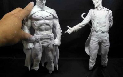 Batman Sanity Diorama: Paint and Finish Process Pictures