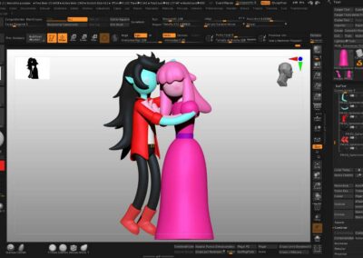 Marceline Princess Bubblegum 3D Model